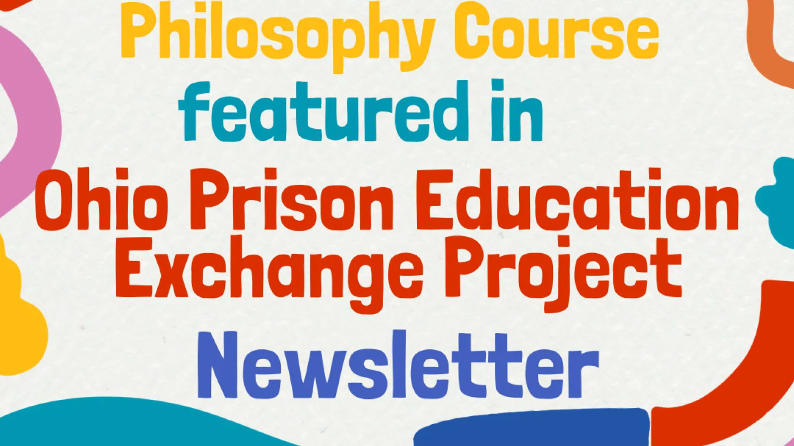 Graphic for Philosophy Course Newsletter