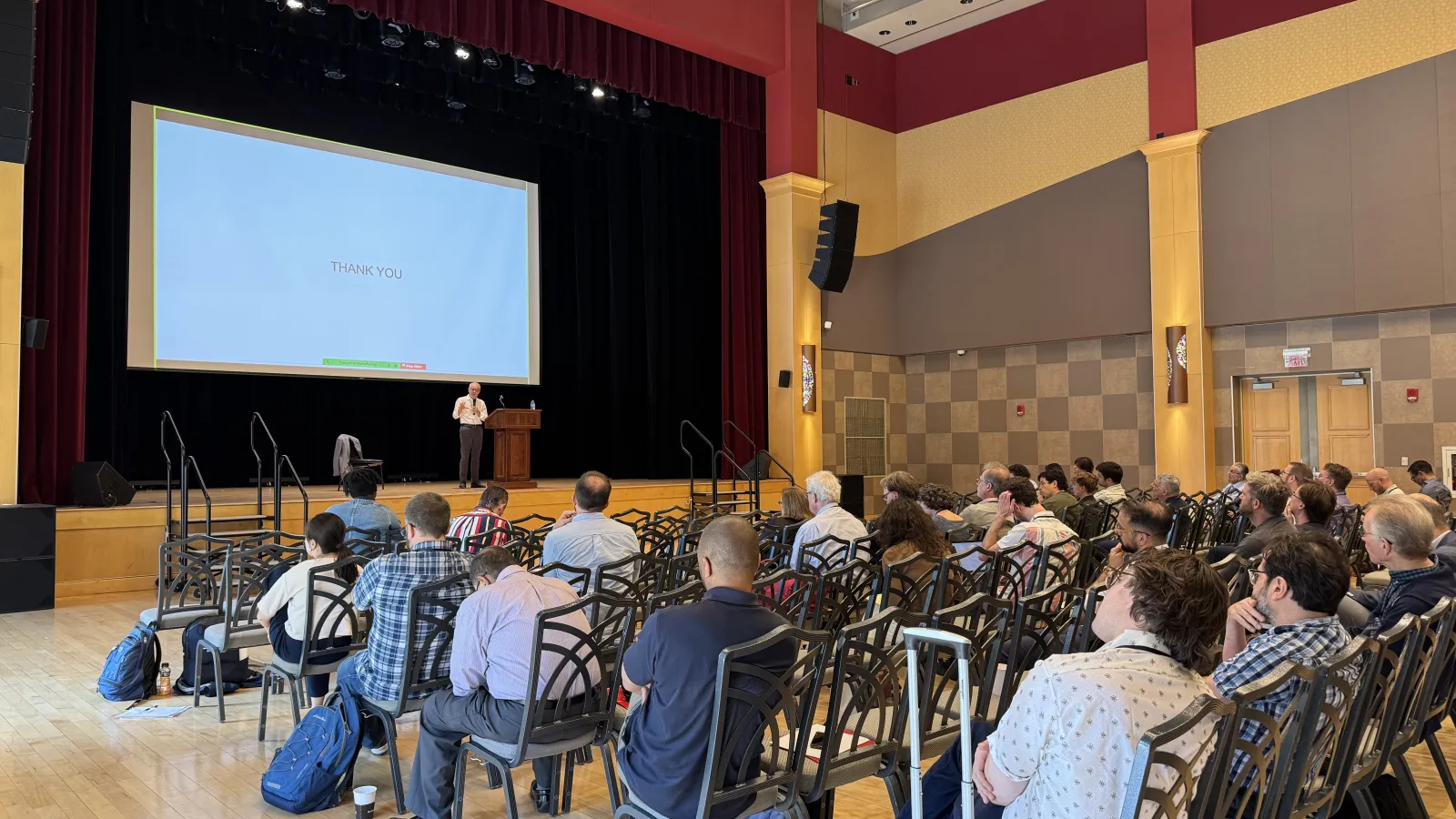 Attendees at the conference